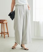 【ルクールブラン/le.coeur blanc】の《手洗い可能》タンブラーブッチャータックワイドパンツ 人気、トレンドファッション・服の通販 founy(ファニー) ファッション Fashion レディースファッション Fashion for Women パンツ Pants & Trousers おすすめ Recommended / Our Picks ジャケット Jacket, Outerwear セットアップ Set-Up, Coordinated Outfit バランス Balance, Style Balance ワイド Wide, Wide Fit 今季 This Season, Current Season thumbnail L/グレー|ID: prp329100004560440 ipo3291000000032992757