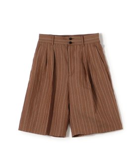 【トゥモローランド/TOMORROWLAND】のダブルカバーリネン ハーフパンツ 人気、トレンドファッション・服の通販 founy(ファニー) ファッション Fashion レディースファッション WOMEN パンツ Pants ハーフ / ショートパンツ Short Pants ジャケット Jacket ストライプ Stripe ハーフ Half バランス Balance ランダム Random リネン Linen ワッシャー Washer |ID:prp329100004560442