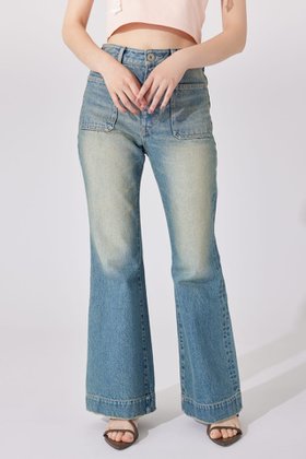 【リエンダ/rienda】のブーツカットデニムパンツ 人気、トレンドファッション・服の通販 founy(ファニー) ファッション Fashion レディースファッション WOMEN パンツ Pants デニムパンツ Denim Pants ヴィンテージ Vintage シンプル Simple スニーカー Sneakers デニム Denim トレンド Trend パッチ Patch フロント Front ブリーチ Bleach ポケット Pocket 再入荷 Restock/Back In Stock/Re Arrival おすすめ Recommend |ID:prp329100004560447
