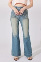 【リエンダ/rienda】のブーツカットデニムパンツ 人気、トレンドファッション・服の通販 founy(ファニー) ファッション Fashion レディースファッション WOMEN パンツ Pants デニムパンツ Denim Pants ヴィンテージ Vintage シンプル Simple スニーカー Sneakers デニム Denim トレンド Trend パッチ Patch フロント Front ブリーチ Bleach ポケット Pocket 再入荷 Restock/Back In Stock/Re Arrival おすすめ Recommend thumbnail BLU|ID: prp329100004560447 ipo3291000000032243490