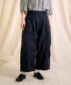 【ドミンゴ/DOMINGO】の綿麻サージ トヌ-パンツ 人気、トレンドファッション・服の通販 founy(ファニー) ファッション Fashion レディースファッション Fashion for Women パンツ Pants & Trousers 春 Spring くるぶし Ankle-Length チュニック Tunic, Long Top ドレープ Drape, Draping Fabric ドローコード Drawcord, Drawstring Cord パターン Pattern, Design Print 楽ちん Easy Fit, Comfortable S/S・春夏 SS, Spring/Summer, Warm Season おすすめ Recommended / Our Picks 夏 Summer thumbnail ネイビー|ID: prp329100004560456 ipo3291000000032715192
