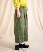 【ドミンゴ/DOMINGO】の綿麻サージ トヌ-パンツ 人気、トレンドファッション・服の通販 founy(ファニー) ファッション Fashion レディースファッション Fashion for Women パンツ Pants & Trousers 春 Spring くるぶし Ankle-Length チュニック Tunic, Long Top ドレープ Drape, Draping Fabric ドローコード Drawcord, Drawstring Cord パターン Pattern, Design Print 楽ちん Easy Fit, Comfortable S/S・春夏 SS, Spring/Summer, Warm Season おすすめ Recommended / Our Picks 夏 Summer thumbnail オリーブ|ID: prp329100004560456 ipo3291000000032715195