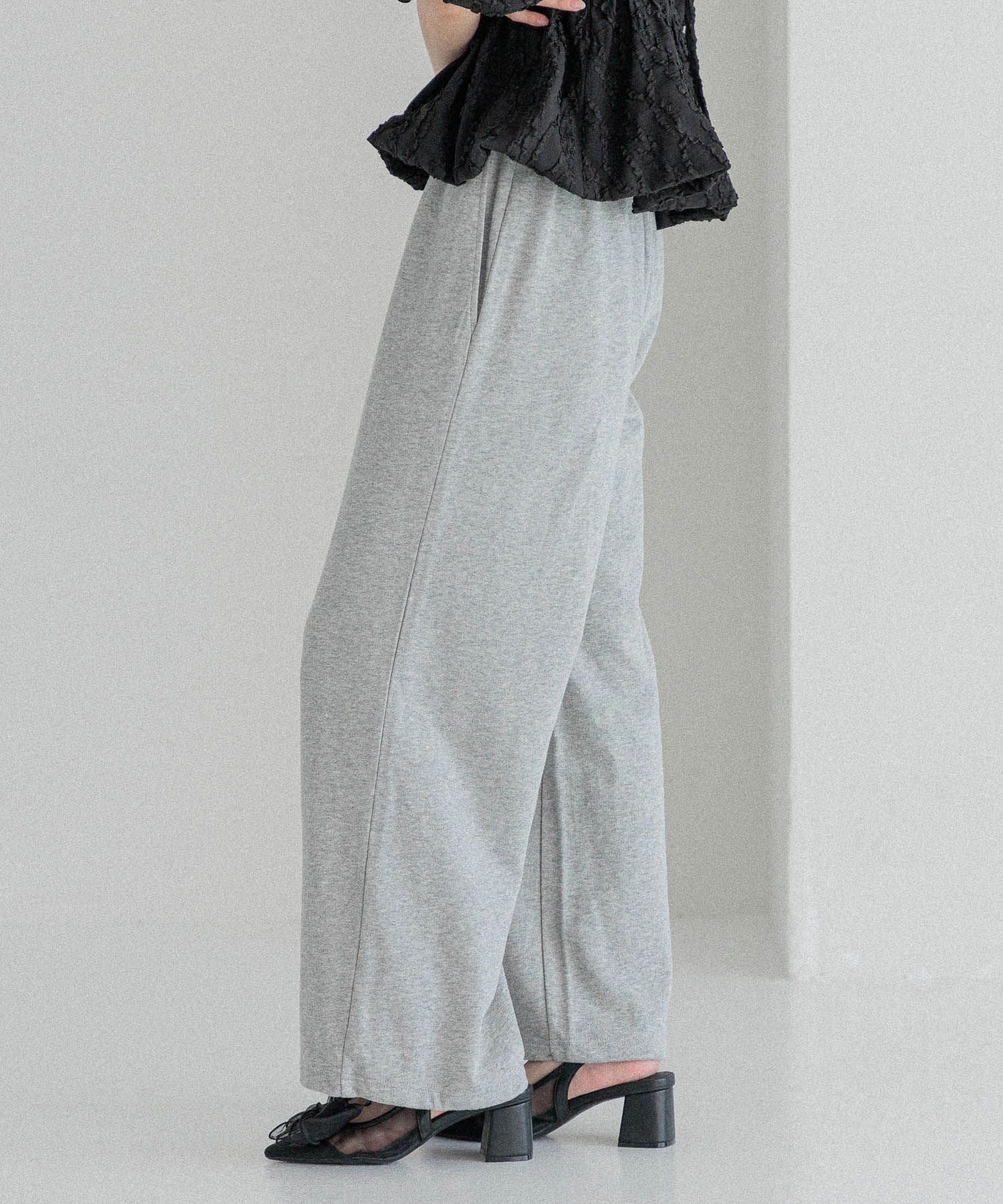 【ヘザー/Heather】の2WAYワイドスウェットパンツ インテリア・キッズ・メンズ・レディースファッション・服の通販 founy(ファニー) 　ファッション　Fashion　レディースファッション　Fashion for Women　パンツ　Pants & Trousers　おすすめ　Recommended / Our Picks　クロップド　Cropped, Short Length　サマー　Summer, Summer Style　シンプル　Simple, Minimal　ドローコード　Drawcord, Drawstring Cord　フェミニン　Feminine, Girly　ワイド　Wide, Wide Fit　グレー|ID: prp329100004560470 ipo3291000000033397951