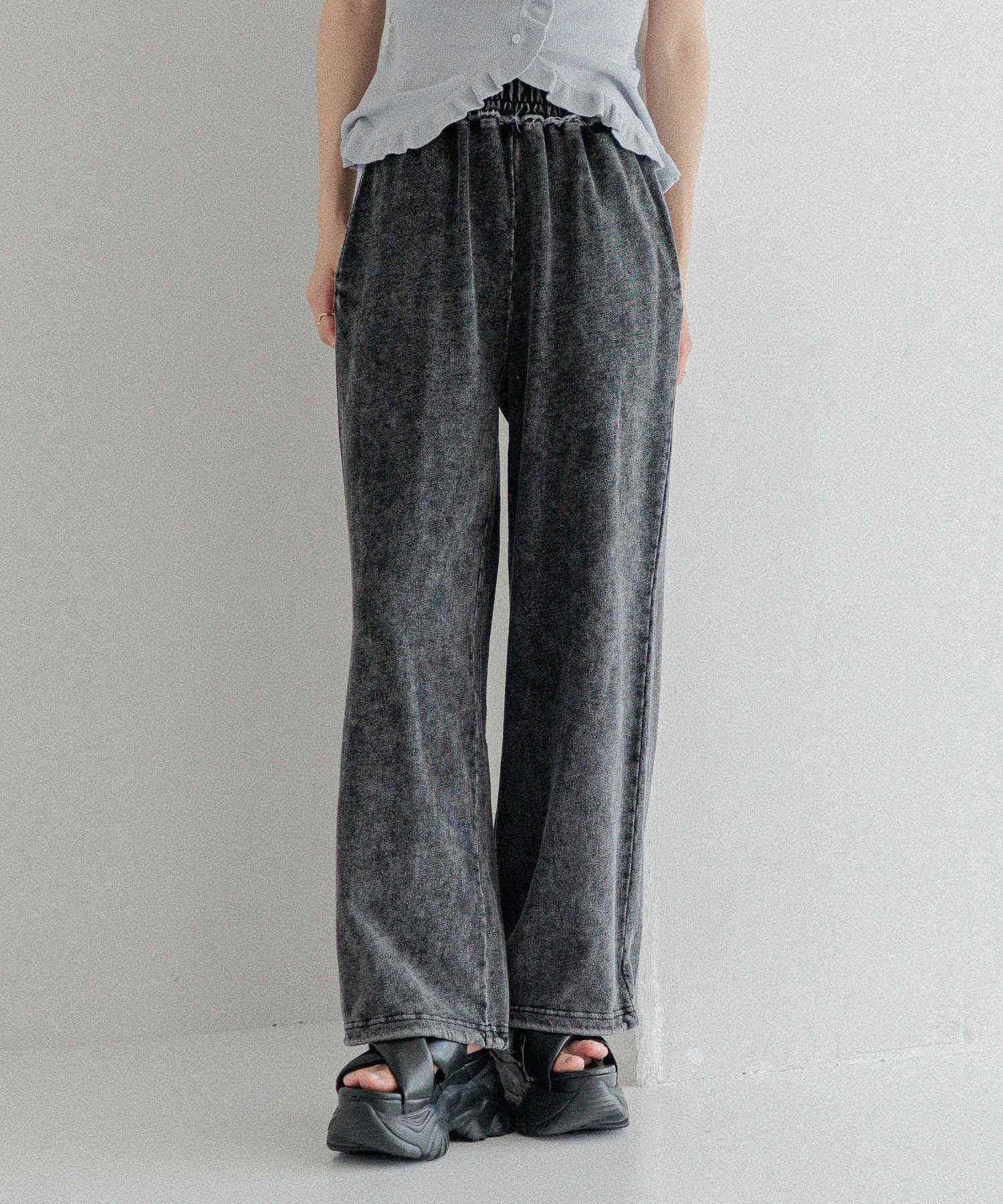 【ヘザー/Heather】の2WAYワイドスウェットパンツ インテリア・キッズ・メンズ・レディースファッション・服の通販 founy(ファニー) 　ファッション　Fashion　レディースファッション　Fashion for Women　パンツ　Pants & Trousers　おすすめ　Recommended / Our Picks　クロップド　Cropped, Short Length　サマー　Summer, Summer Style　シンプル　Simple, Minimal　ドローコード　Drawcord, Drawstring Cord　フェミニン　Feminine, Girly　ワイド　Wide, Wide Fit　スミクロ|ID: prp329100004560470 ipo3291000000033397952