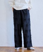 【コーエン/COEN】の3Dフラワー刺繍 イージーワイドパンツ BLACK|ID: prp329100004560471 ipo3291000000032462011