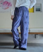 【コーエン/COEN】の3Dフラワー刺繍 イージーワイドパンツ ROYAL|ID: prp329100004560471 ipo3291000000032462012
