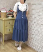 【アクシーズファム/axes femme】のティアードジャンスカ 人気、トレンドファッション・服の通販 founy(ファニー) ファッション Fashion レディースファッション WOMEN おすすめ Recommend クラシカル Classical ティアード Tiered フリル Frills リボン Ribbon 切替 Switching 半袖 Short Sleeve 夏 Summer thumbnail 紺|ID: prp329100004560868 ipo3291000000032247617