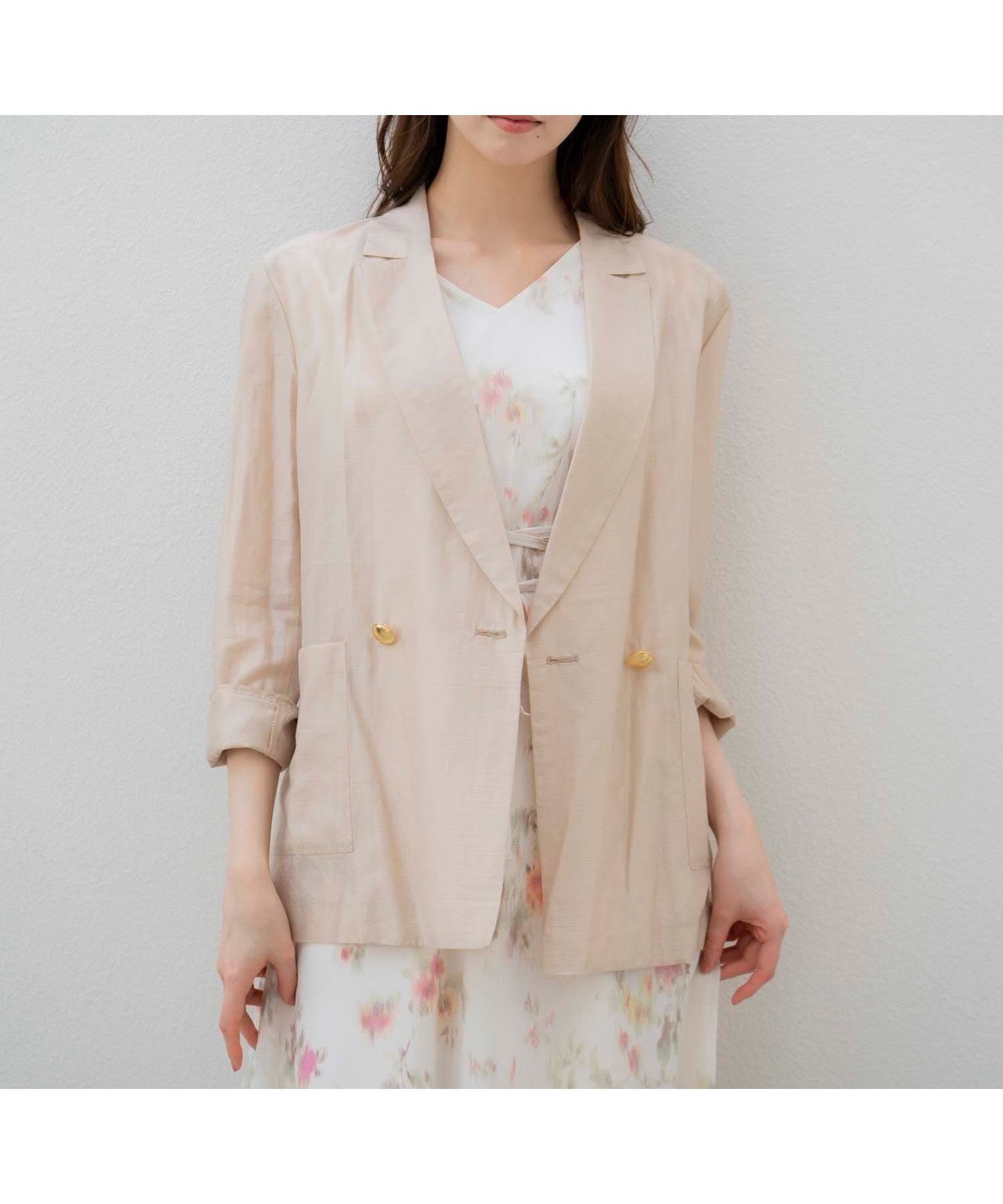 【ノエラ/Noela】のシアーリネンライクジャケット インテリア・キッズ・メンズ・レディースファッション・服の通販 founy(ファニー) 　ファッション　Fashion　レディースファッション　Fashion for Women　アウター　Coat / Outerwear Collection　レディースジャケット・軽アウター　Jackets　おすすめ　Recommended / Our Picks　アウトドア　Outdoor Clothing　エレガント 上品　Elegant　シアー　Sheer, See-Through　シンプル　Simple, Minimal　スリーブ　Sleeve, Long Sleeve / Short Sleeve　トレンド　Trend, Trending Now　ポケット　Pocket, Pocket Detail　リネン　Linen, Linen Fabric　夏　Summer　旅行　Travel　春　Spring　ベージュ|ID: prp329100004560944 ipo3291000000032747639