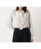 【コムサイズム/COMME CA ISM】のボウタイ風ブラウス / セットアップ対応 人気、トレンドファッション・服の通販 founy(ファニー) ファッション Fashion レディースファッション WOMEN トップス・カットソー Tops/Tshirt シャツ/ブラウス Shirts/Blouses カフス Cuffs ジョーゼット Georgette セットアップ Set Up ドレープ Drape 定番 Standard ワイド Wide おすすめ Recommend エレガント 上品 Elegant ビジネス 仕事 通勤 Business thumbnail グレー|ID: prp329100004560948 ipo3291000000032248010