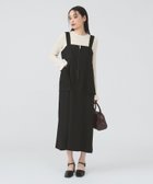 【ビームス ウイメン/BEAMS】のアウト ポケット サロペ ワンピース BLACK|ID: prp329100004560979 ipo3291000000032248243