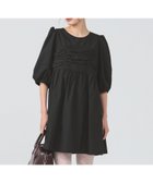 【ビームス ウイメン/BEAMS】のタフタ ギャザー ヨーク ミニ ワンピース BLACK|ID: prp329100004560981 ipo3291000000032248253