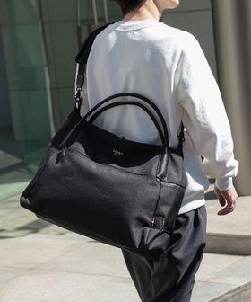 【ビームス ハート/BEAMS HEART / MEN】の【定番/2way/大容量】ポリエステル 杢素材 ジム バッグ お仕事 トートバッグ ビジネス フィットネス 旅行 人気、トレンドファッション・服の通販 founy(ファニー) ファッション Fashion メンズファッション Fashion for Men バッグ Bags トートバッグ / 通勤・大容量バッグ Tote Bags ゴルフ Golf ビジネス 仕事 通勤 Business / Work / Commuting フィット Fit, Slim Fit フェイクレザー Faux Leather, PU Leather ポケット Pocket, Pocket Detail エレガント 上品 Elegant 定番 Standard, Basic Item 旅行 Travel |ID:prp329100004560995