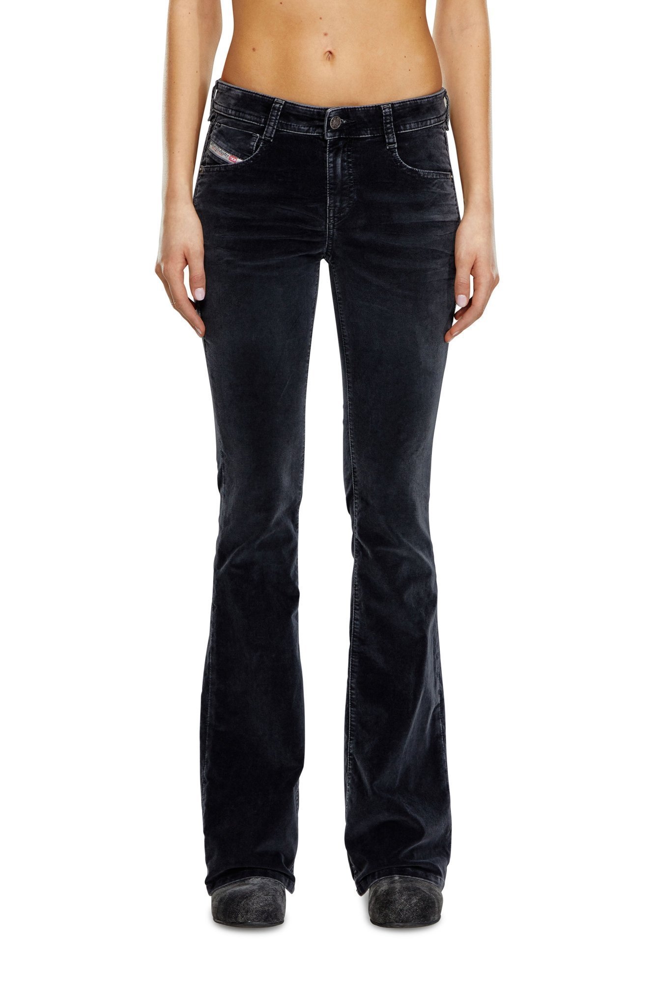 【ディーゼル/DIESEL】のレディース デニム ブーツカット D-EBBEY 人気、トレンドファッション・服の通販 founy(ファニー) 　ファッション　Fashion　レディースファッション　WOMEN　クラシック　Classic　ストレッチ　Stretch　スリム　Slim　デニム　Denim　ベルベット　Velvet　 other-1|ID: prp329100004561092 ipo3291000000032248730