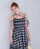 【ナイスクラップ/NICE CLAUP】のシャーリングキャミワンピ ブルー系その他|ID: prp329100004561118 ipo3291000000032763687