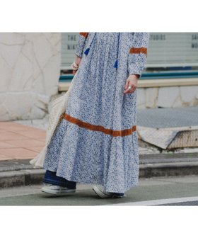 【チャオパニックティピー/CIAOPANIC TYPY】のaguni配色レースプリントボリュームワンピ 人気、トレンドファッション・服の通販 founy(ファニー) ファッション Fashion レディースファッション WOMEN ワンピース Dress インナー Inner キャミ Cami サンダル Sandals シンプル Simple スキッパー Skipper スニーカー Sneakers タンク Tank デコルテ Decolletage デニム Denim プリント Print リゾート Resort リラックス Relax レース Race おすすめ Recommend |ID:prp329100004561121