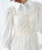【マジェスティック レゴン/MAJESTIC LEGON】のシアーミニワンピ シャツワンピSET アイボリー柄|ID: prp329100004561133 ipo3291000000032249197