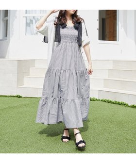 【マジェスティック レゴン/MAJESTIC LEGON】の2way肩リボンキャミワンピ 人気、トレンドファッション・服の通販 founy(ファニー) ファッション Fashion レディースファッション WOMEN ワンピース Dress キャミワンピース No Sleeve Dresses インナー Inner キャミワンピース Cami Dress シャーリング Shirring リボン Ribbon |ID:prp329100004561135