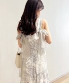 【マジェスティック レゴン/MAJESTIC LEGON】の2way肩リボンキャミワンピ 人気、トレンドファッション・服の通販 founy(ファニー) ファッション Fashion レディースファッション WOMEN ワンピース Dress キャミワンピース No Sleeve Dresses インナー Inner キャミワンピース Cami Dress シャーリング Shirring リボン Ribbon thumbnail アイボリー柄|ID: prp329100004561135 ipo3291000000032249246