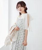 【マジェスティック レゴン/MAJESTIC LEGON】の2way肩リボンキャミワンピ 人気、トレンドファッション・服の通販 founy(ファニー) ファッション Fashion レディースファッション WOMEN ワンピース Dress キャミワンピース No Sleeve Dresses インナー Inner キャミワンピース Cami Dress シャーリング Shirring リボン Ribbon thumbnail グリーン柄|ID: prp329100004561135 ipo3291000000032249249
