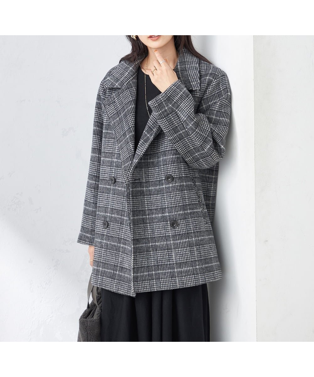 【アー ヴェー ヴェー/a.v.v】の3WAY ピーコート インテリア・キッズ・メンズ・レディースファッション・服の通販 founy(ファニー) 　ファッション　Fashion　レディースファッション　Fashion for Women　アウター　Coat / Outerwear Collection　コート・ロングコート・ピーコート　Long Coats, Peacoats & More　ジャケット　Jacket, Outerwear　スタンド　Stand Collar, Upright Stand　なめらか　Smooth, Silky Texture　ベーシック　Basic, Essential　ミドル　Middle Length, Mid Height　再入荷　Restock / Back in Stock　おすすめ　Recommended / Our Picks　ビジネス 仕事 通勤　Business / Work / Commuting　ブラック|ID: prp329100004561138 ipo3291000000033850135