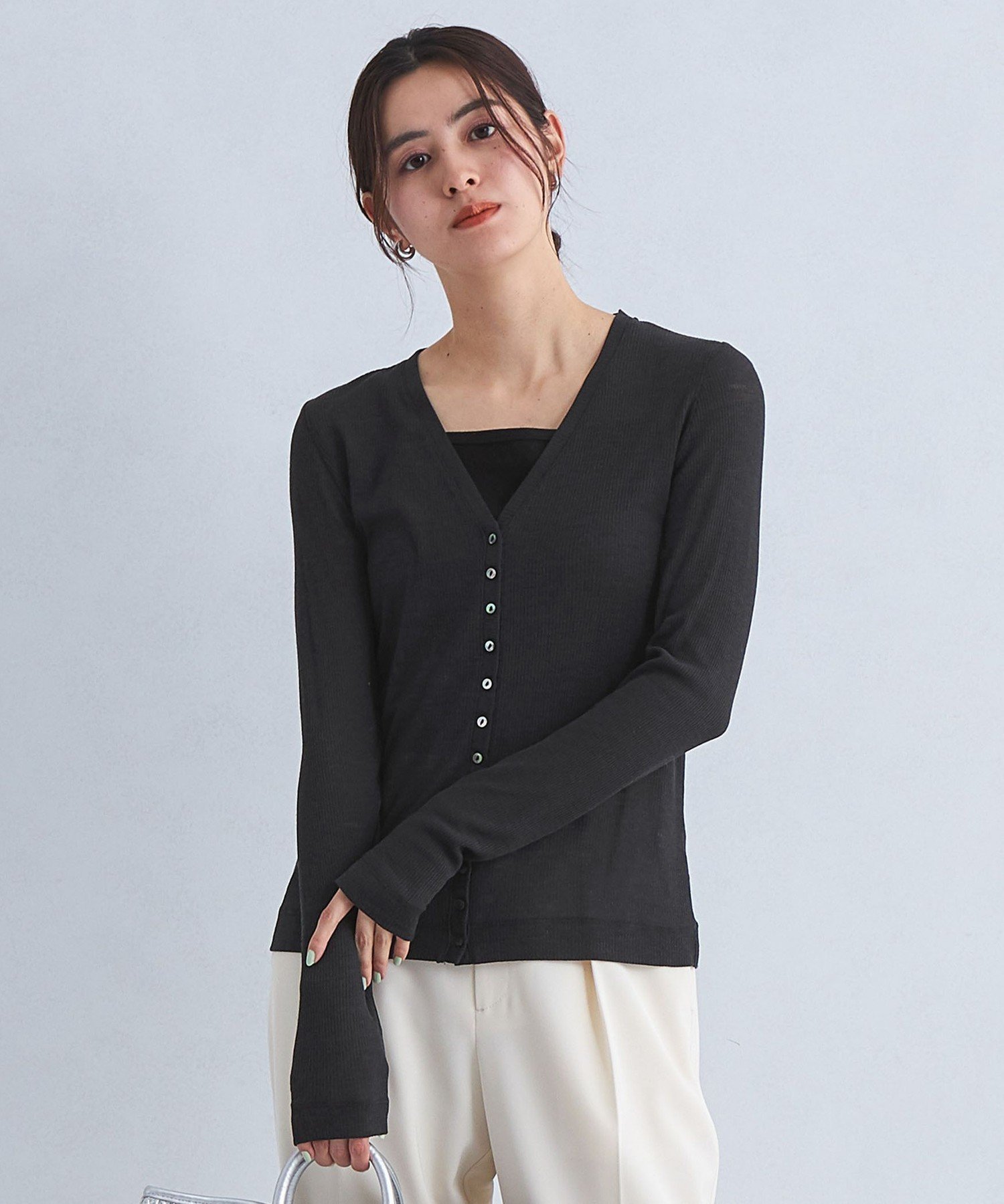 【その他のブランド/Other】のW シアー カットソー カーディガン -ウォッシャブル- 人気、トレンドファッション・服の通販 founy(ファニー) 　ファッション　Fashion　レディースファッション　WOMEN　トップス・カットソー　Tops/Tshirt　カーディガン　Cardigans　カットソー　Cut and Sewn　おすすめ　Recommend　アンサンブル　Ensemble　ウォッシャブル　Washable　オケージョン　Occasion　カットソー　Cut And Sew　カーディガン　Cardigan　コンパクト　Compact　シアー　Sheer　シンプル　Simple　ジャケット　Jacket　スーツ　Suit　セレモニー　Ceremony　タイトスカート　Tight Skirt　フォーマル　Formal　ワイド　Wide　エレガント 上品　Elegant　ビジネス 仕事 通勤　Business　入学式　Entrance Ceremony　卒業式　Graduation Ceremony　春　Spring　 other-1|ID: prp329100004561163 ipo3291000000032249515