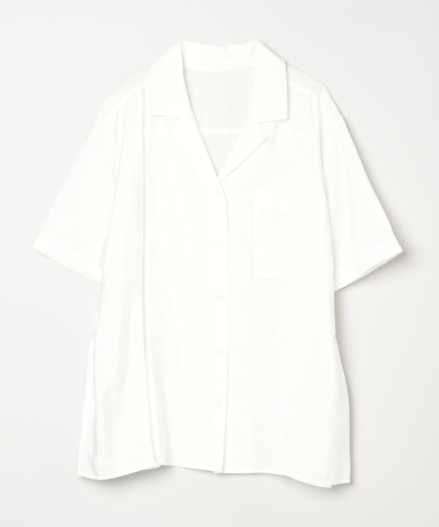 【ジーナシス/JEANASiS】のサイドタックカイキンシャツ SS インテリア・キッズ・メンズ・レディースファッション・服の通販 founy(ファニー) 　ファッション　Fashion　レディースファッション　WOMEN　トップス・カットソー　Tops/Tshirt　シャツ/ブラウス　Shirts/Blouses　おすすめ　Recommend　スラックス　Slacks　ベスト　Vest　今季　This Season　夏　Summer　羽織　Haori　ホワイト|ID: prp329100004561168 ipo3291000000032249593