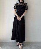 【ジュノア/JUNOAH】のMeiru バックリボントップス+フレアキャミワンピースset Bブラック|ID: prp329100004561169 ipo3291000000032249600