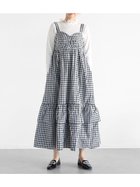 【ヴァン/Vin】のギンガムチェックティアードキャミワンピース 人気、トレンドファッション・服の通販 founy(ファニー) ファッション Fashion レディースファッション Fashion for Women ワンピース Dresses キャミソールワンピース Camisole Dresses おすすめ Recommended / Our Picks インナー Innerwear ギンガム Gingham, Gingham Fabric チェック Check, Plaid, Tartan デニム Denim, Jeans Material ロング Long, Long-Length thumbnail ブラック|ID: prp329100004561183 ipo3291000000033271371