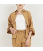 【カリテ/qualite】のダンプシャツブルゾン ベージュ|ID: prp329100004561218 ipo3291000000032250103