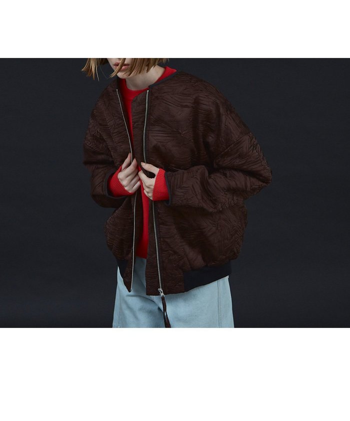 【その他のブランド/Other】のリンクルサテン 中綿ブルゾン インテリア・キッズ・メンズ・レディースファッション・服の通販 founy(ファニー) https://founy.com/ ファッション Fashion レディースファッション WOMEN アウター Coat Outerwear ブルゾン Blouson/Jackets サテン Satin バランス Balance ブルゾン Blouson ロング Long |ID: prp329100004561224 ipo3291000000032250140