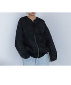 【その他のブランド/Other】のリンクルサテン 中綿ブルゾン ブラック|ID: prp329100004561224 ipo3291000000032250146