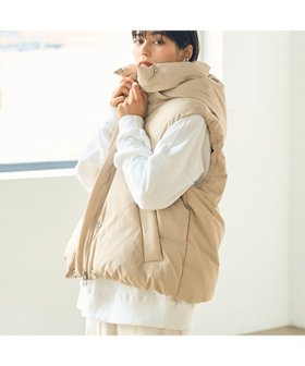【ルージュヴィフラクレ/Rouge vif la cle】の2WAYフードダウンベスト 人気、トレンドファッション・服の通販 founy(ファニー) ファッション Fashion レディースファッション WOMEN アウター Coat Outerwear トップス・カットソー Tops/Tshirt ベスト/ジレ Gilets/Vests おすすめ Recommend ジャケット Jacket スタンド Stand ダウン Down トレンド Trend ベスト Vest マフラー Scarf 防寒 Cold Protection |ID:prp329100004561227