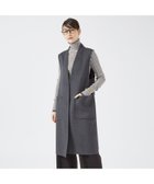 【カリテ/qualite】のダブルフェイスジレ チャコールグレー|ID: prp329100004561233 ipo3291000000032250234