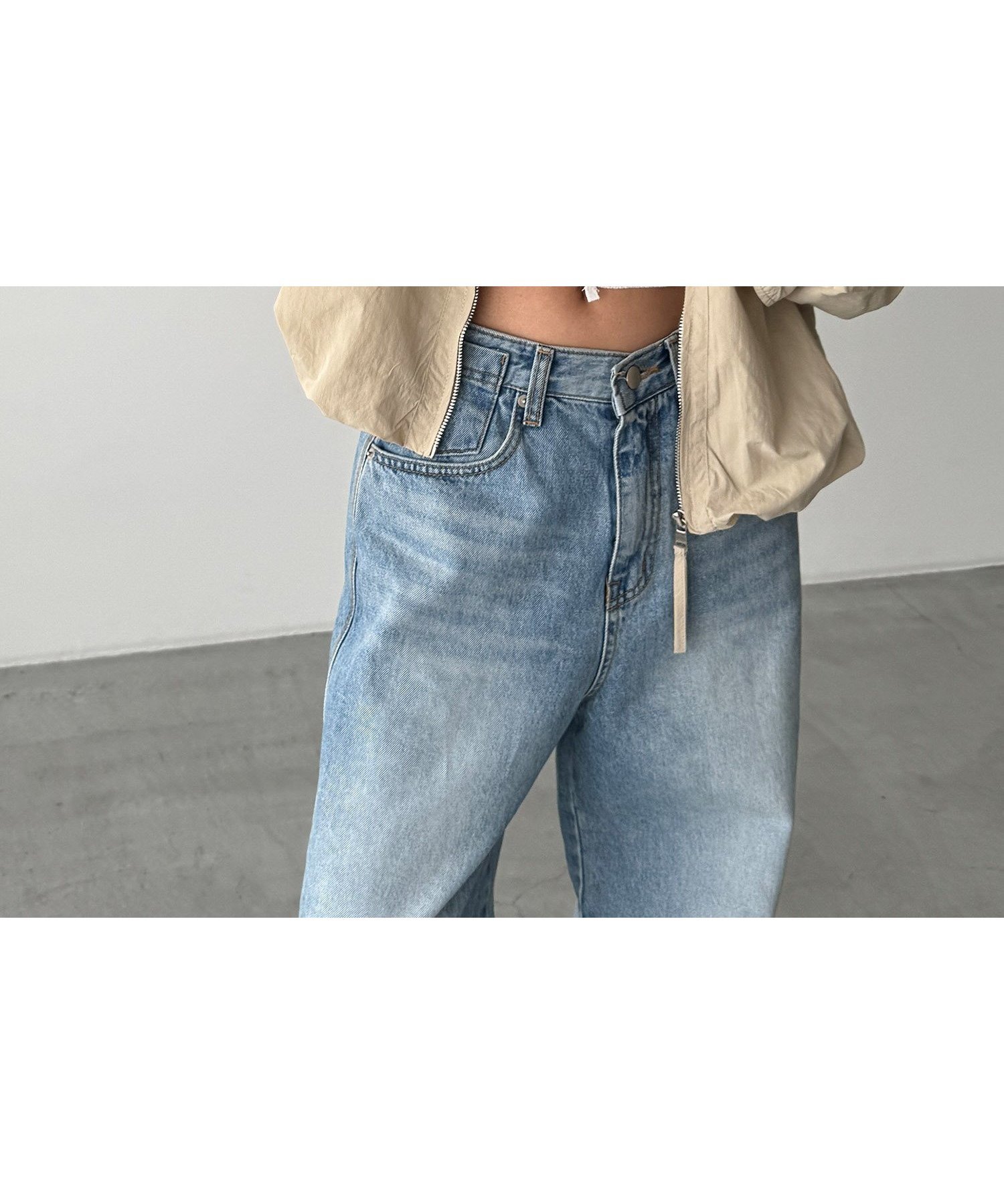 【キャナルジーン/CANAL JEAN】のEl mar ノーカラーブルゾン インテリア・キッズ・メンズ・レディースファッション・服の通販 founy(ファニー) 　ファッション　Fashion　レディースファッション　WOMEN　アウター　Coat Outerwear　ブルゾン　Blouson/Jackets　おすすめ　Recommend　バルーン　Balloon　ブルゾン　Blouson　メッシュ　Mesh　ベージュ|ID: prp329100004561244 ipo3291000000032250334