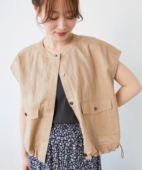 【ルクールブラン/le.coeur blanc】のコットン麻ノーカラーシャツジャケット 人気、トレンドファッション・服の通販 founy(ファニー) ファッション Fashion レディースファッション WOMEN アウター Coat Outerwear ジャケット Jackets おすすめ Recommend キャミワンピース Cami Dress ジャケット Jacket タンク Tank バランス Balance フラップ Flap フレア Flare ポケット Pocket ワイド Wide |ID:prp329100004561245