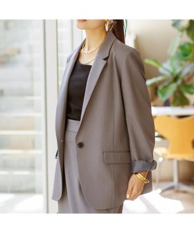 【ルージュヴィフラクレ/Rouge vif la cle】の【セットアップ対応】 シングルテーラードジャケット 人気、トレンドファッション・服の通販 founy(ファニー) ファッション Fashion レディースファッション WOMEN アウター Coat Outerwear ジャケット Jackets テーラードジャケット Tailored Jackets セットアップ Set Up |ID:prp329100004561255