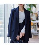 【ルージュヴィフラクレ/Rouge vif la cle】の【セットアップ対応】 シングルテーラードジャケット 人気、トレンドファッション・服の通販 founy(ファニー) ファッション Fashion レディースファッション WOMEN アウター Coat Outerwear ジャケット Jackets テーラードジャケット Tailored Jackets セットアップ Set Up thumbnail ブラック|ID: prp329100004561255 ipo3291000000032250408