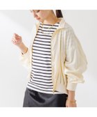 【ルージュヴィフラクレ/Rouge vif la cle】のショートコクーン ナイロンブルゾン アイボリー|ID: prp329100004561257 ipo3291000000032250426