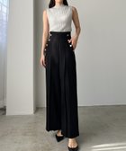 【ジュノア/JUNOAH】のLouere ハイウエストタックマリンセミワイドパンツ 人気、トレンドファッション・服の通販 founy(ファニー) ファッション Fashion レディースファッション WOMEN パンツ Pants thumbnail ブラック|ID: prp329100004561296 ipo3291000000032338309