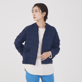 【カリテ/qualite】のフリンジツィードジャケット 人気、トレンドファッション・服の通販 founy(ファニー) ファッション Fashion レディースファッション Fashion for Women アウター Coat / Outerwear Collection レディースジャケット・軽アウター Jackets おすすめ Recommended / Our Picks アンティーク Antique-Inspired ジャケット Jacket, Outerwear ダウン Down, Puffer ツイード Twill, Twill Weave デニム Denim, Jeans Material フォルム Silhouette, Form フォーマル Formal, Dressy フリンジ Fringe, Tassel ボーダー Border, Stripe ポケット Pocket, Pocket Detail 定番 Standard, Basic Item |ID:prp329100004561316