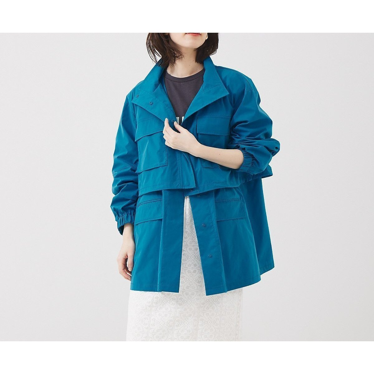 【アバハウスマヴィ/abahouse mavie】の撥水3WAYブルゾン インテリア・キッズ・メンズ・レディースファッション・服の通販 founy(ファニー) 　ファッション　Fashion　レディースファッション　WOMEN　アウター　Coat Outerwear　ブルゾン　Blouson/Jackets　おすすめ　Recommend　ショート　Short　ドローコード　Draw Cord　ブルゾン　Blouson　ベスト　Vest　ブルー|ID: prp329100004561324 ipo3291000000032250940