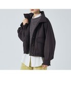 【カリテ/qualite】のシャドーストライプブルゾン チャコールグレー|ID: prp329100004561328 ipo3291000000032250968