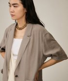 【サロン アダム エ ロペ/SALON adam et rope'】の【WEB限定】シアーハーフスリーブジャケット 洗える・冷房対策 人気、トレンドファッション・服の通販 founy(ファニー) ファッション Fashion レディースファッション Fashion for Women アウター Coat / Outerwear Collection レディースジャケット・軽アウター Jackets ウォッシャブル Machine Washable 春 Spring 洗える Machine Washable シアー Sheer, See-Through ショルダー Shoulder, Shoulder Strap スラックス Slacks, Dress Pants タンク Tank Top, Sleeveless Top ダウン Down, Puffer ドロップ Drop Shoulder, Dropped Style ノースリーブ Sleeveless, No-Sleeve ポケット Pocket, Pocket Detail リネン Linen, Linen Fabric ロング Long, Long-Length S/S・春夏 SS, Spring/Summer, Warm Season 夏 Summer 旅行 Travel エレガント 上品 Elegant ビジネス 仕事 通勤 Business / Work / Commuting thumbnail ベージュ系(28)|ID: prp329100004561351 ipo3291000000033205313