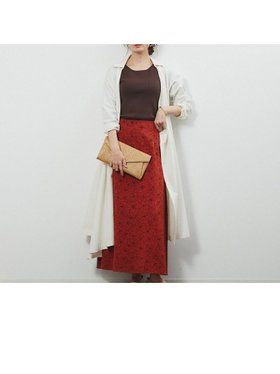 【ルージュヴィフラクレ/Rouge vif la cle】のウエストリボンアシメトリーコート 人気、トレンドファッション・服の通販 founy(ファニー) ファッション Fashion レディースファッション WOMEN アウター Coat Outerwear コート Coats タートルネック Turtleneck 春 Spring |ID:prp329100004561359