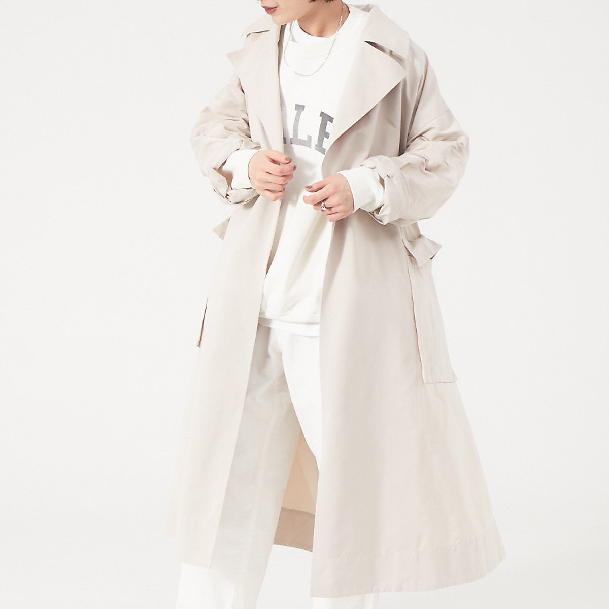 【ルージュヴィフラクレ/Rouge vif la cle】のメモリーグログラントレンチコート 人気、トレンドファッション・服の通販 founy(ファニー) 　ファッション　Fashion　レディースファッション　WOMEN　アウター　Coat Outerwear　コート　Coats　トレンチコート　Trench Coats　クラシカル　Classical　トレンチ　Trench　バランス　Balance　ビッグ　Big　フォルム　Form　ポケット　Pocket　春　Spring　ビジネス 仕事 通勤　Business　 other-1|ID: prp329100004561368 ipo3291000000032251182