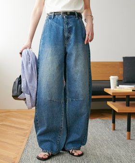 【ディスコート/Discoat】のビンテージ加工デニムカーブパンツ 人気、トレンドファッション・服の通販 founy(ファニー) ファッション Fashion レディースファッション WOMEN パンツ Pants デニム Denim ビンテージ Vintage ヴィンテージ Vintage エレガント 上品 Elegant |ID:prp329100004561369