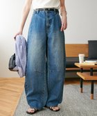 【ディスコート/Discoat】のビンテージ加工デニムカーブパンツ 人気、トレンドファッション・服の通販 founy(ファニー) ファッション Fashion レディースファッション WOMEN パンツ Pants デニム Denim ビンテージ Vintage ヴィンテージ Vintage エレガント 上品 Elegant thumbnail ブルー|ID: prp329100004561369 ipo3291000000032251188