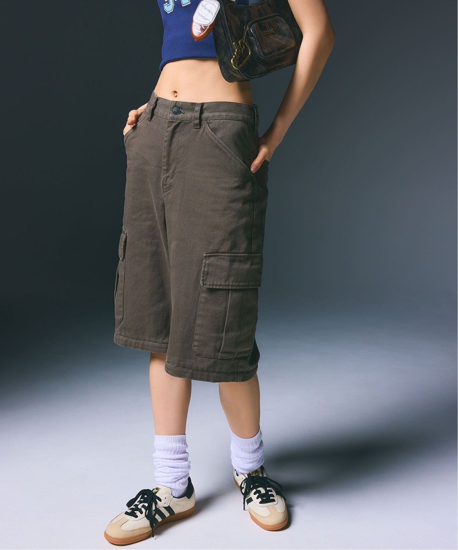 【エックスガール/X-girl】の2WAY CARGO PANTS X-girl インテリア・キッズ・メンズ・レディースファッション・服の通販 founy(ファニー) 　ファッション　Fashion　レディースファッション　WOMEN　パンツ　Pants　カーゴパンツ　Cargo Pants　ハーフ　Half　ポケット　Pocket　ルーズ　Loose　ワンポイント　One Point　OLIVE|ID: prp329100004561389 ipo3291000000032251480