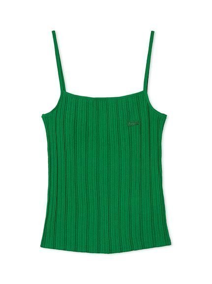 【スナイデル/SNIDEL】のLACOSTE/キャミニットプルオーバー インテリア・キッズ・メンズ・レディースファッション・服の通販 founy(ファニー) 　ファッション　Fashion　レディースファッション　WOMEN　トップス・カットソー　Tops/Tshirt　ニット　Knit Tops　キャミソール / ノースリーブ　No Sleeves　プルオーバー　Pullover　春　Spring　クラシカル　Classical　コンパクト　Compact　シンプル　Simple　ストレート　Straight　スポーツ　Sports　人気　Popularity　パステル　Pastel　フィット　Fit　フォーマル　Formal　ラップ　Wrap　S/S・春夏　Ss・Spring/Summer　おすすめ　Recommend　夏　Summer　GRN[024]|ID: prp329100004561403 ipo3291000000032251656