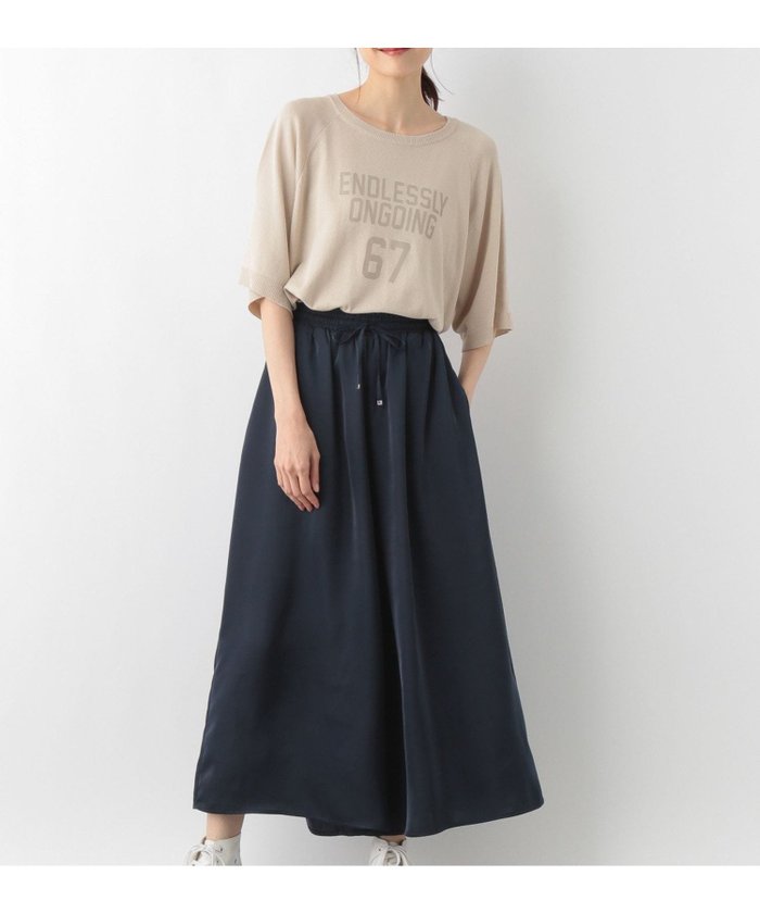 【グローバルワーク/GLOBAL WORK】のロゴニット*スカーチョSET/138783 インテリア・キッズ・メンズ・レディースファッション・服の通販 founy(ファニー) https://founy.com/ ファッション Fashion レディースファッション WOMEN トップス・カットソー Tops/Tshirt ニット Knit Tops クロップド Cropped スカーチョ Scarcio バランス Balance フレア Flare ワイド Wide 夏 Summer 楽ちん Easy 秋 Autumn/Fall |ID: prp329100004561406 ipo3291000000032251672